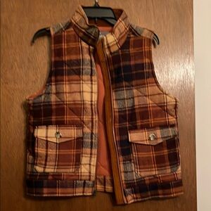 Natural Reflections Plaid Vest